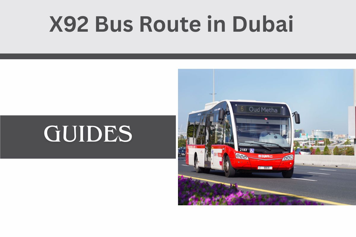X92 Bus Route in Dubai