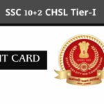 SSC 10+2 CHSL Tier-I